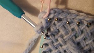 2nd Single crochet in corner B