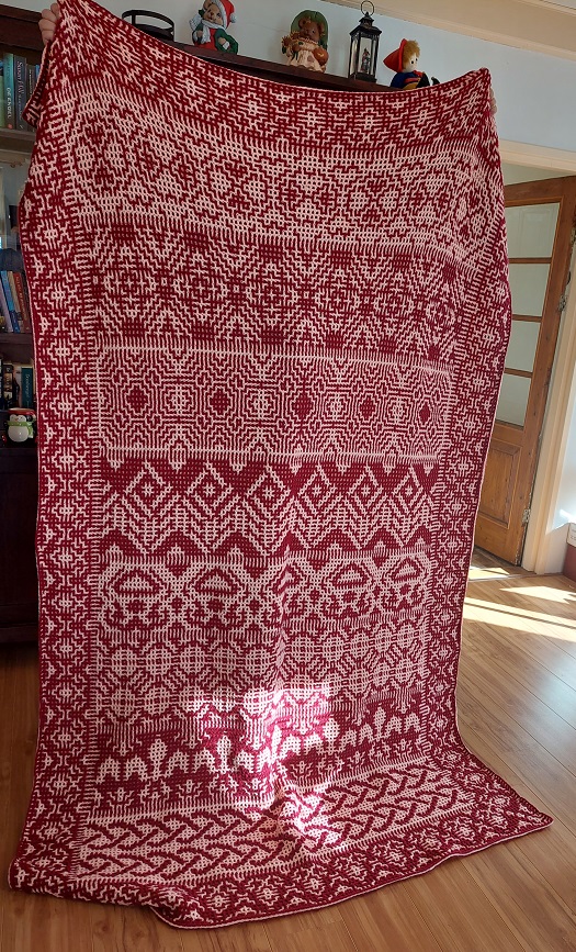 back of the blanket
