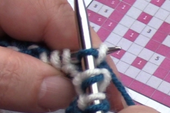06 Row 3a 09 knit next stitch