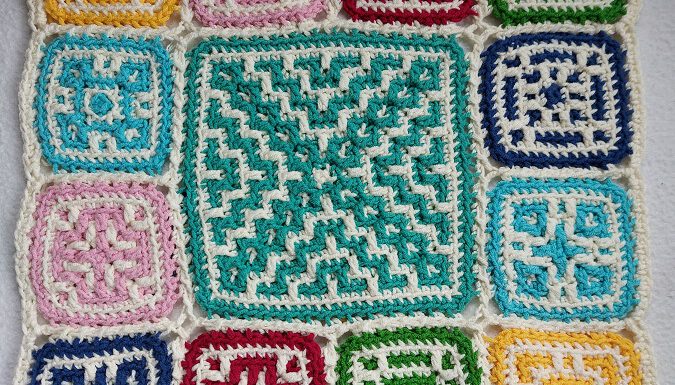 Mosaic crochet in the round – The Craftsteacher